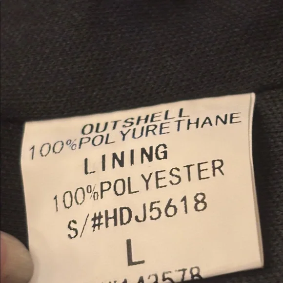 Hot & Delicious Embellished Black Faux Leather Moto Jacket Large - Picture 9 of 10